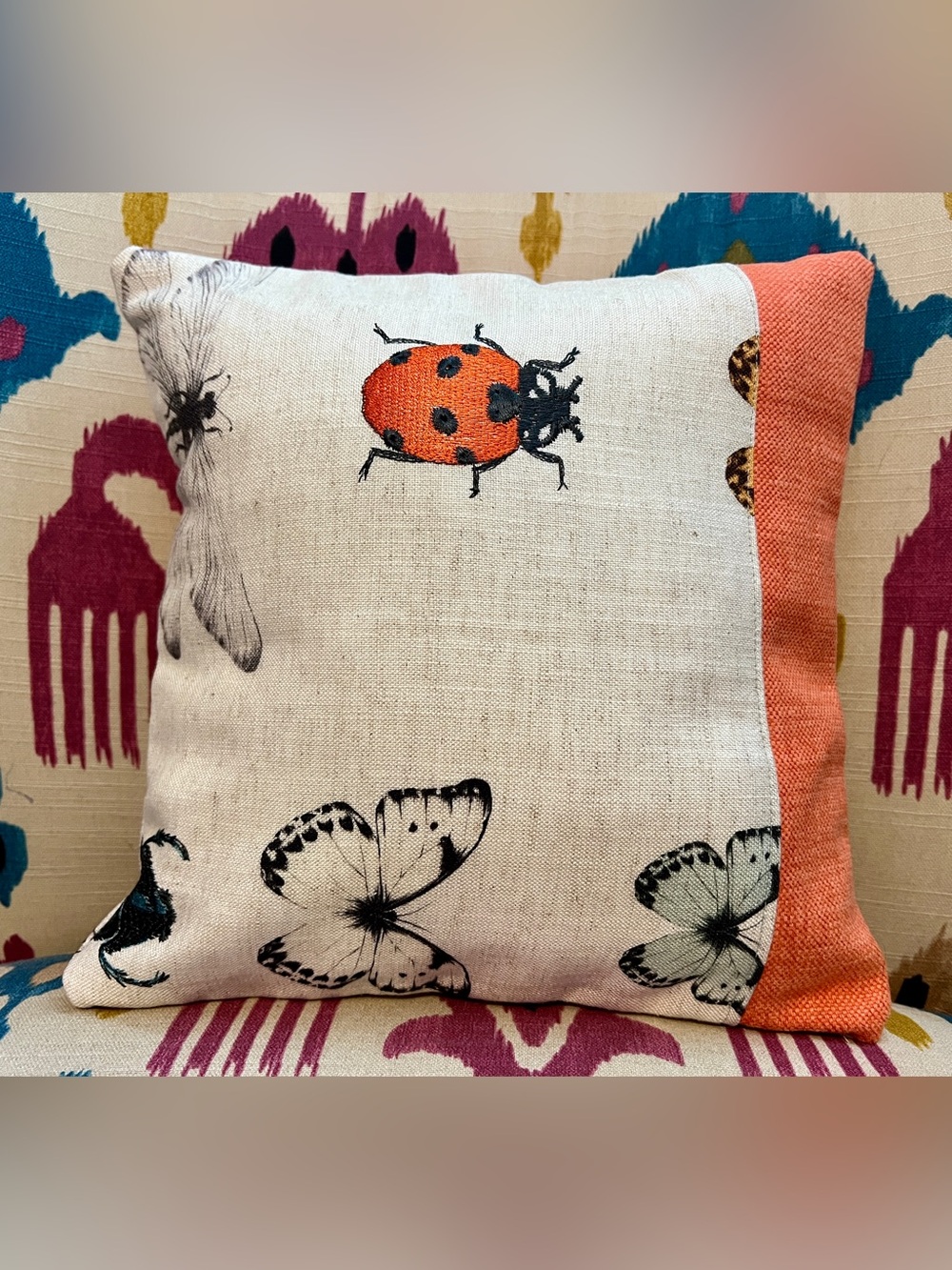 Tooth Fairy Pillow - Designer Fabrics Halloween Ladybug